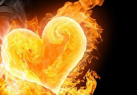 爱情之火是煤油灯的火,一个仅仅是个小小的火点那么大的火,属于一种安